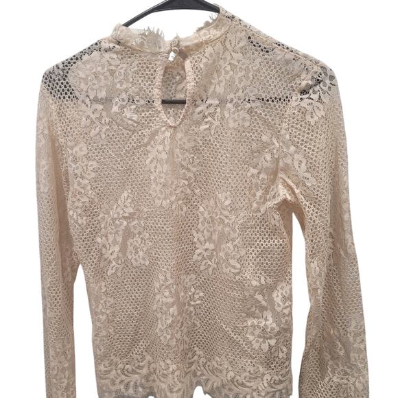 H&M Sheer Floral Lace Top - Picture 5 of 16